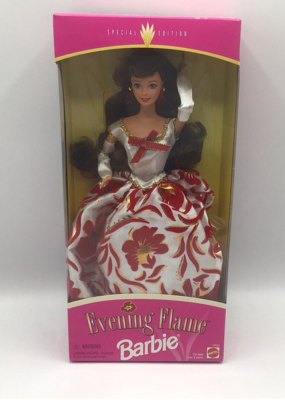 Vintage 1995 Evening Flame Barbie Doll Special Edition Mattel 15533 NIB